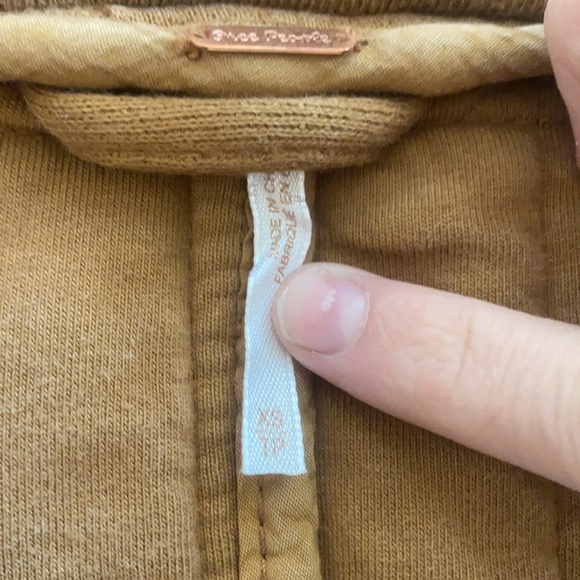 Free People Quilted Jacket - Toasted Coconut (Brown) - Picture 5 of 6